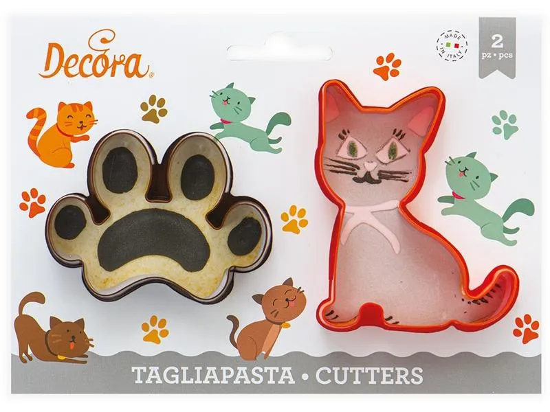 Decora Guetzli-Ausstecher Katze 2 Stück Decora Guetzli-Ausstecher Katze 2 Stück