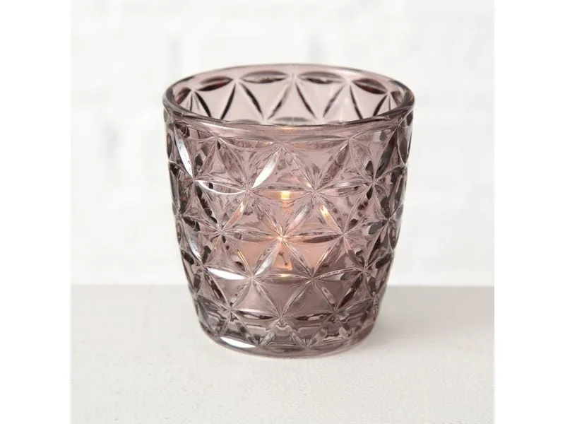 Boltze Windlicht Marilu 4 Stück, 7.5 cm, Rosa Boltze Windlicht Marilu 4 Stück, 7.5 cm, Rosa