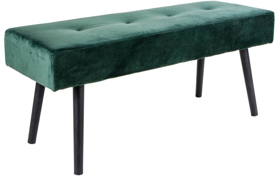 House Nordic Sitzbank Skiby 100 x 44 cm, Grün/Schwarz