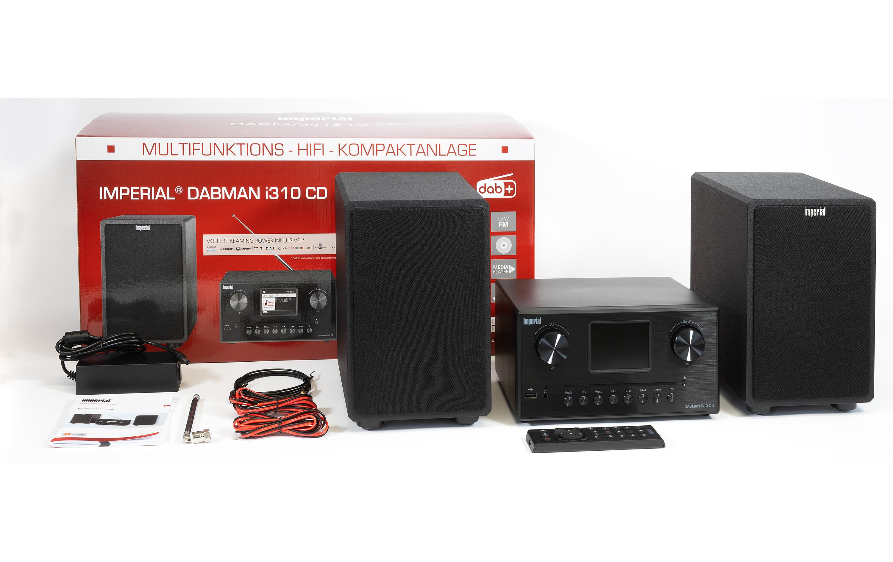 Imperial Micro-HiFi Anlage Dabman i310 CD Schwarz
