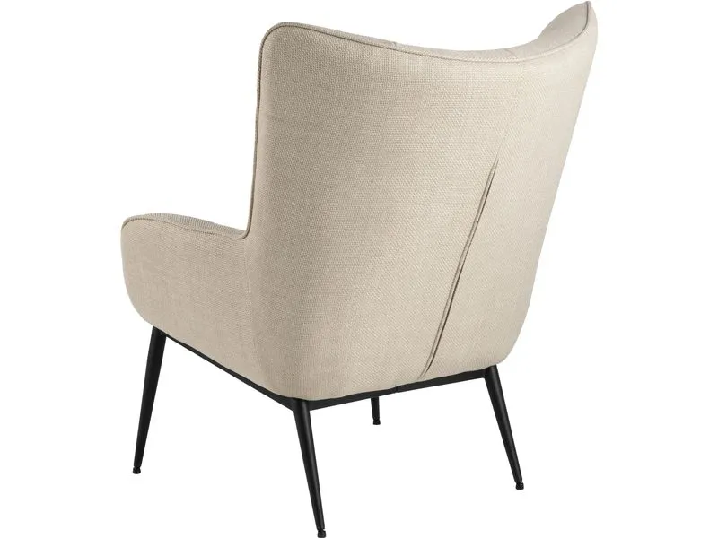 AC Design Sessel Redding Stahl/Textil, Beige AC Design Sessel Redding Stahl/Textil, Beige