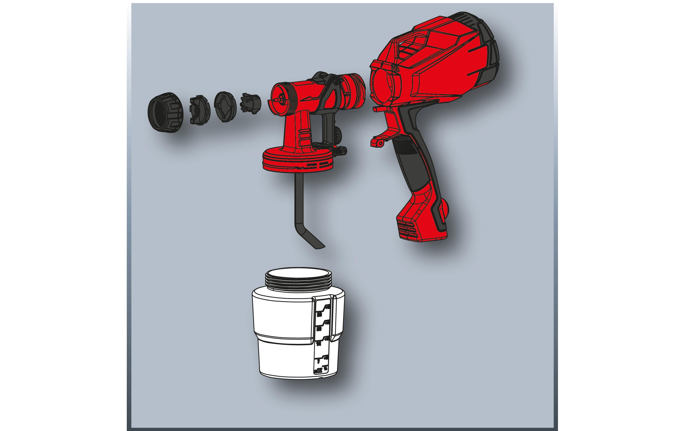Einhell Farbsprühsystem TC-SY 400 P