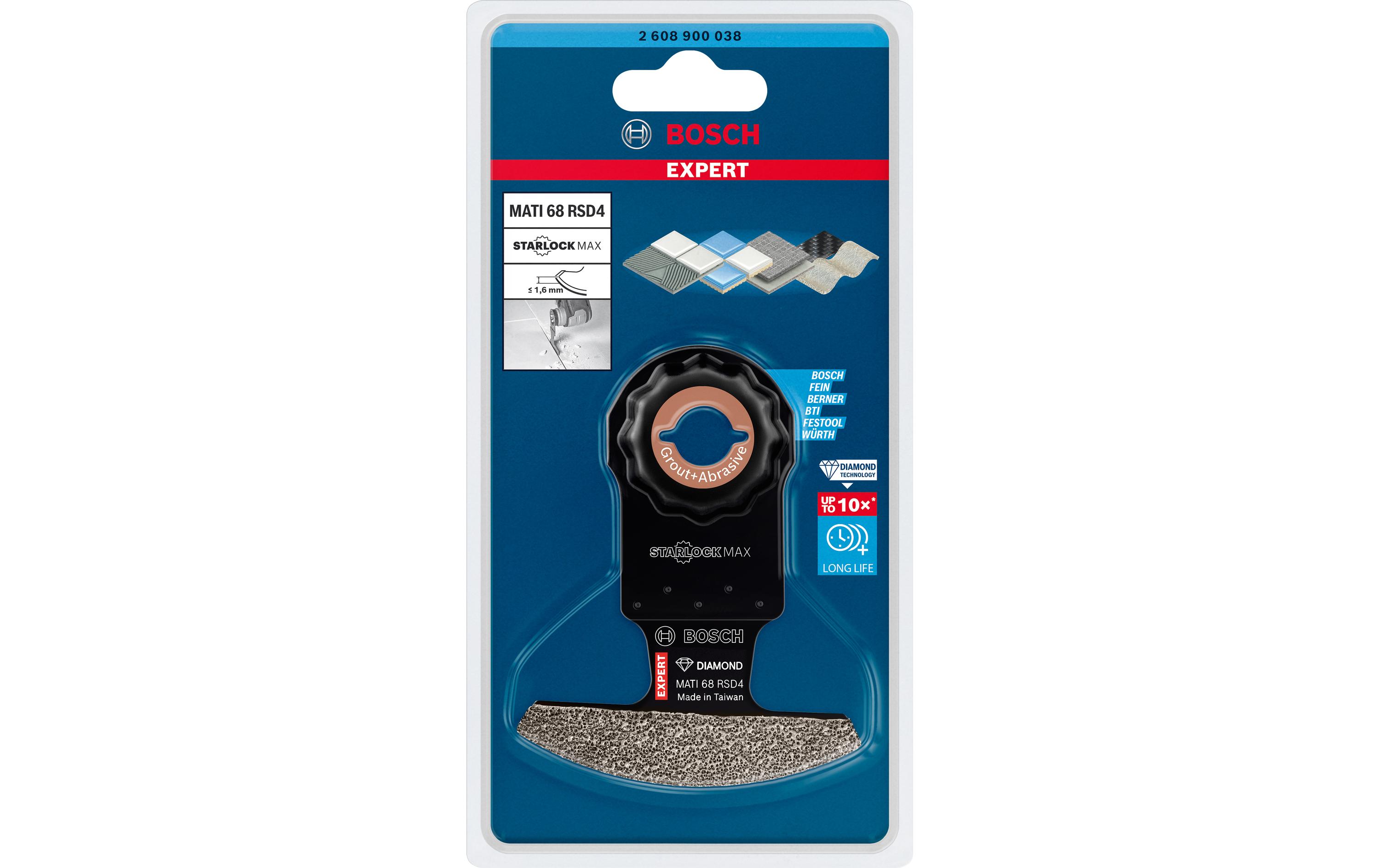 Bosch Professional Eckblatt Expert Starlock Diamant 68 x 10 mm Bosch Professional Eckblatt Expert Starlock Diamant 68 x 10 mm