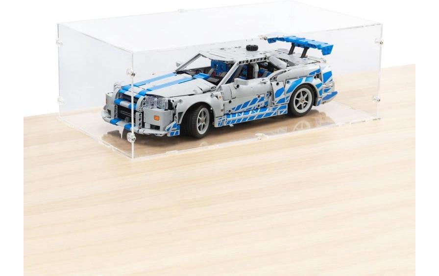 iDisplayit Acryl-Display für LEGO 42210 2 Fast 2 Furious Nissan Skyline