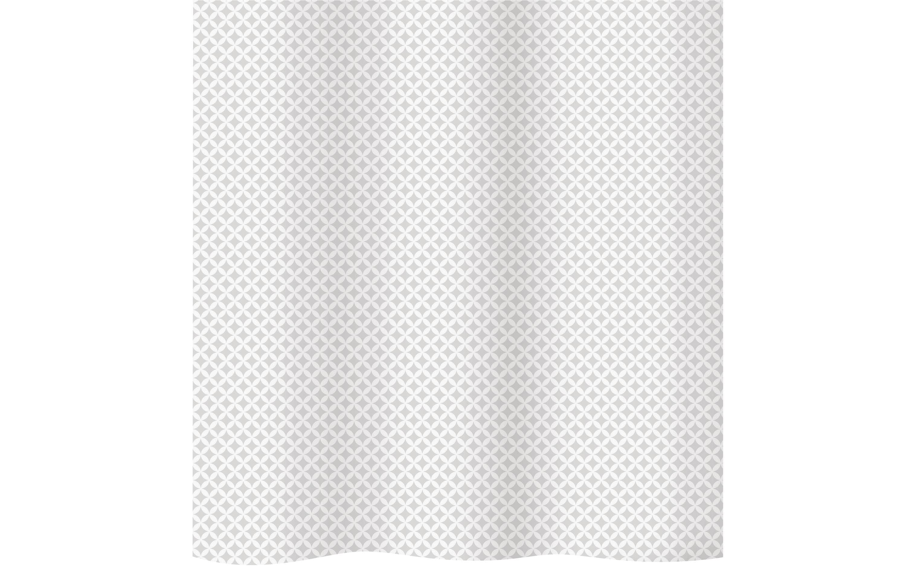 diaqua® Duschvorhang Andalus 120 x 200 cm, Weiss