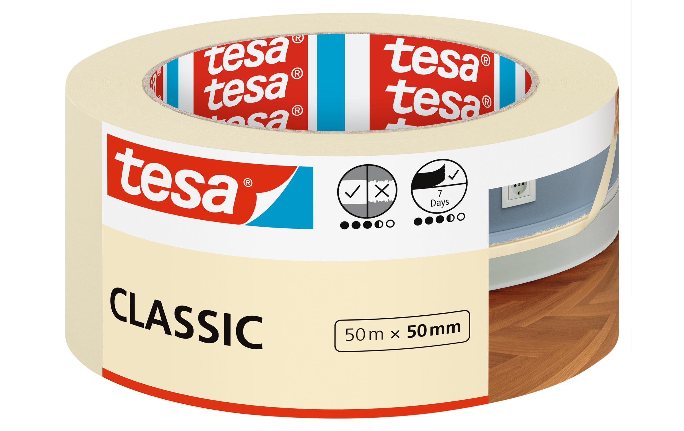 tesa Malerband CLASSIC 50 m x 50 mm tesa Malerband CLASSIC 50 m x 50 mm