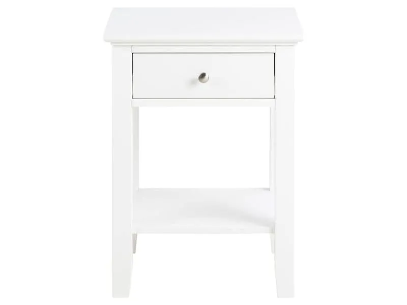 AC Design Nachttisch Linnea Weiss, 45 x 34 x 62.8 cm AC Design Nachttisch Linnea Weiss, 45 x 34 x 62.8 cm
