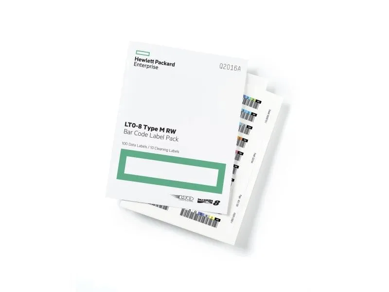 HPE Etiketten LTO-8 Q2015A Strichcode, 100 Pack HPE Etiketten LTO-8 Q2015A Strichcode, 100 Pack