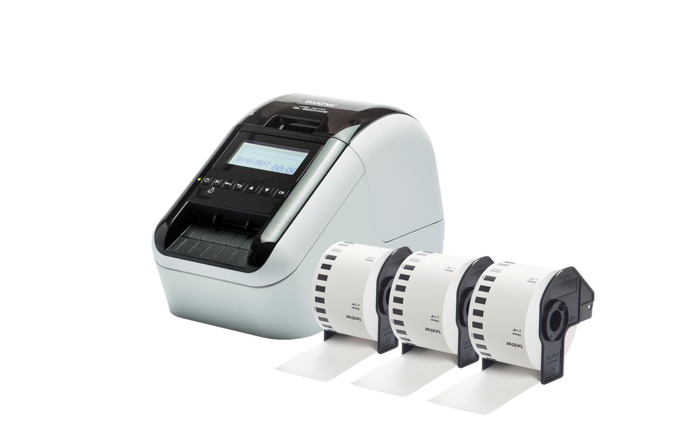 Brother Etikettendrucker QL-820NWB inkl. 3x DK-N55224 Brother Etikettendrucker QL-820NWB inkl. 3x DK-N55224