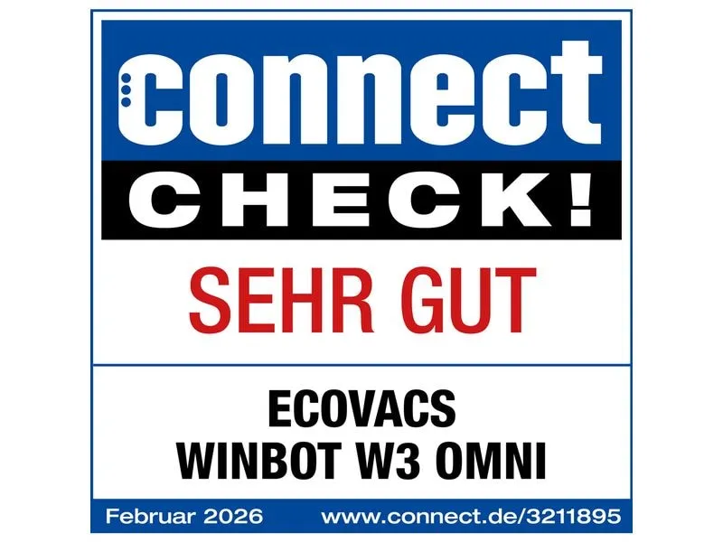 Ecovacs Fensterputzroboter WINBOT W3 OMNI Weiss