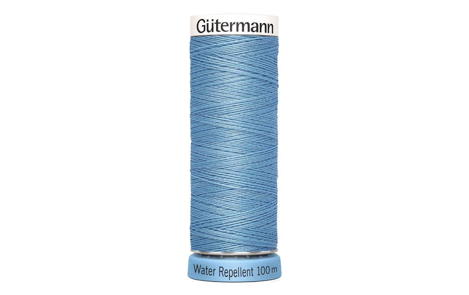 Gütermann Näh- und Stickgarn Water Repellent 1 Stück, Blau