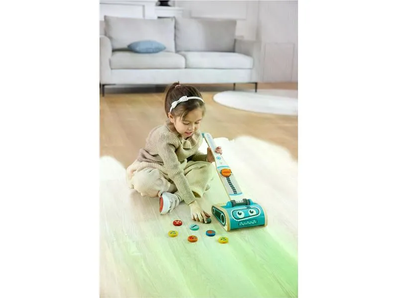 Hape Spiel-Haushaltsgerät Robot Vacuum Staubsauger Hape Spiel-Haushaltsgerät Robot Vacuum Staubsauger