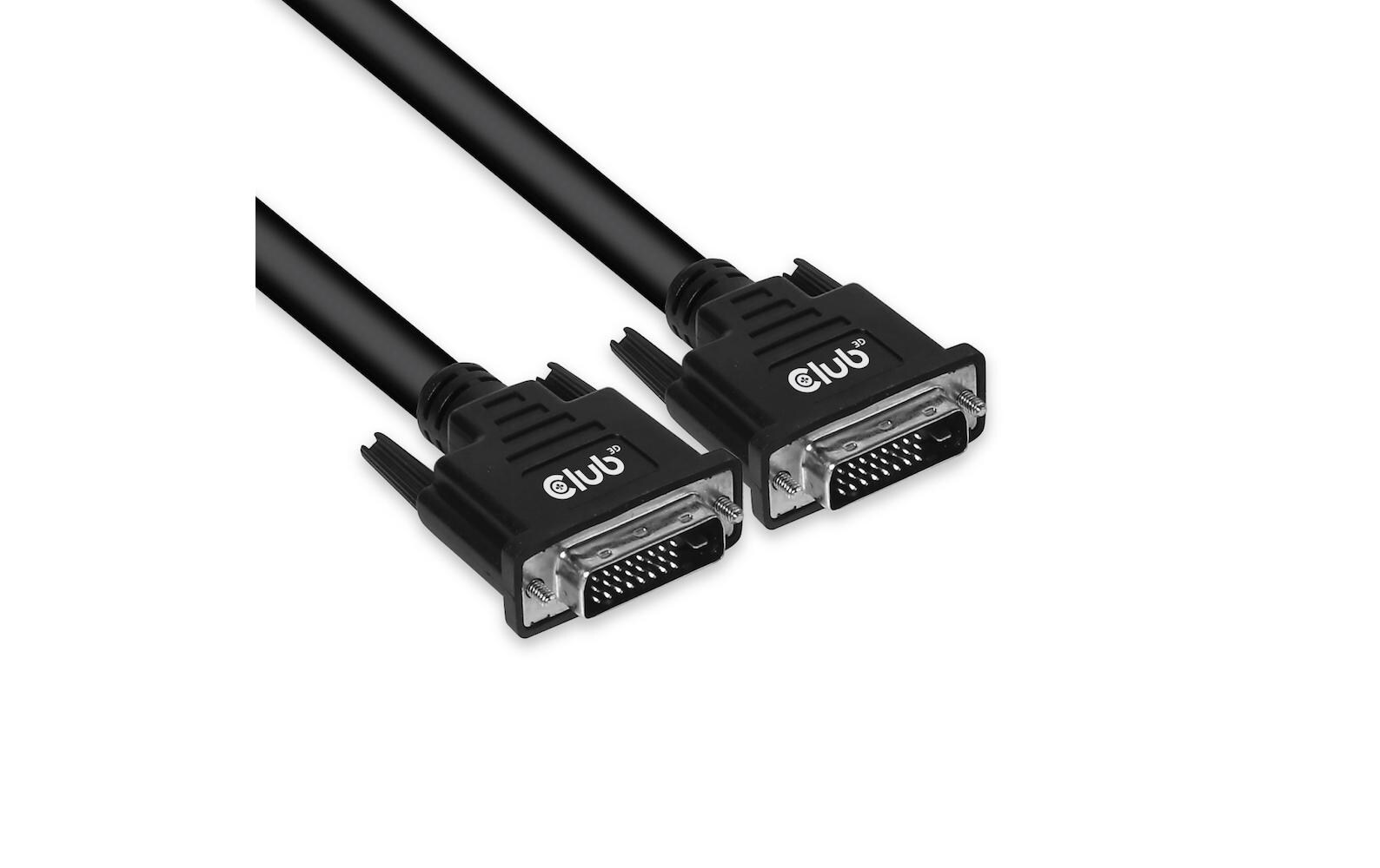 Club 3D Kabel DVI-D Dual Link 24+1 DVI-D - DVI-D, 3 m