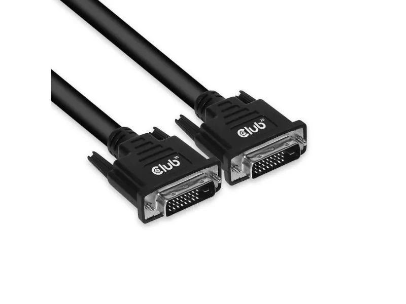 Club 3D Kabel DVI-D Dual Link 24+1 DVI-D - DVI-D, 3 m Club 3D Kabel DVI-D Dual Link 24+1 DVI-D - DVI-D, 3 m