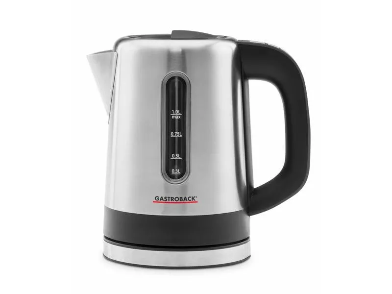 Gastroback Wasserkocher Mini 1 l, Silber Gastroback Wasserkocher Mini 1 l, Silber