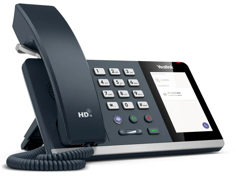 Yealink Tischtelefon MP45 Teams Edition Grau/Schwarz