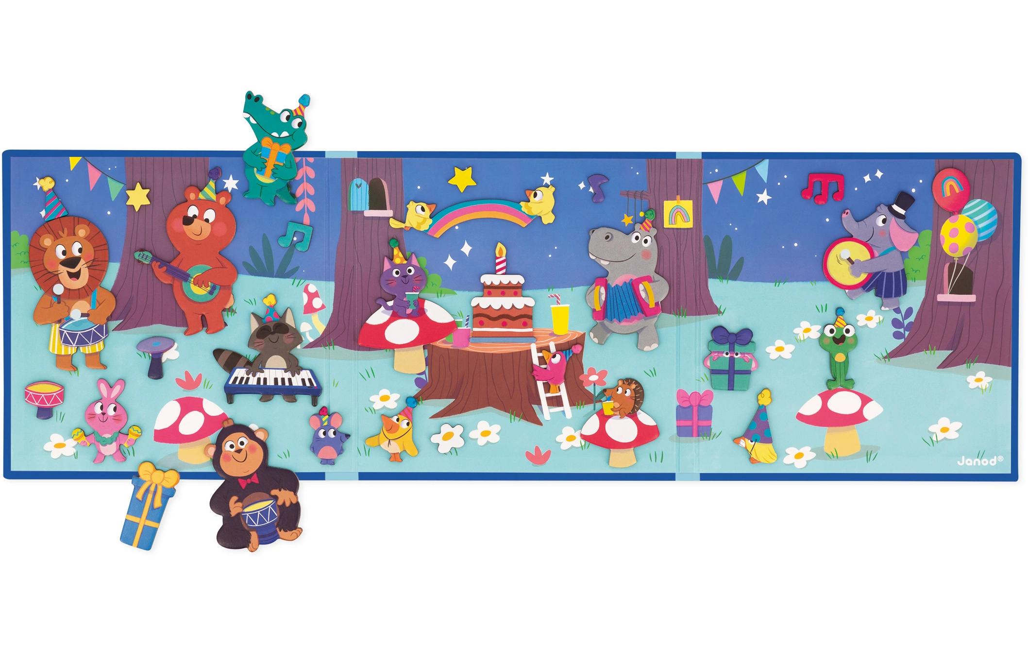 Janod Beschäftigungsspielzeug Magnetistories Tierparty Janod Beschäftigungsspielzeug Magnetistories Tierparty