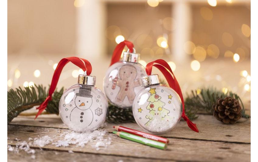 Creativ Company Bastelset Weihnachtskugeln Zeichnen