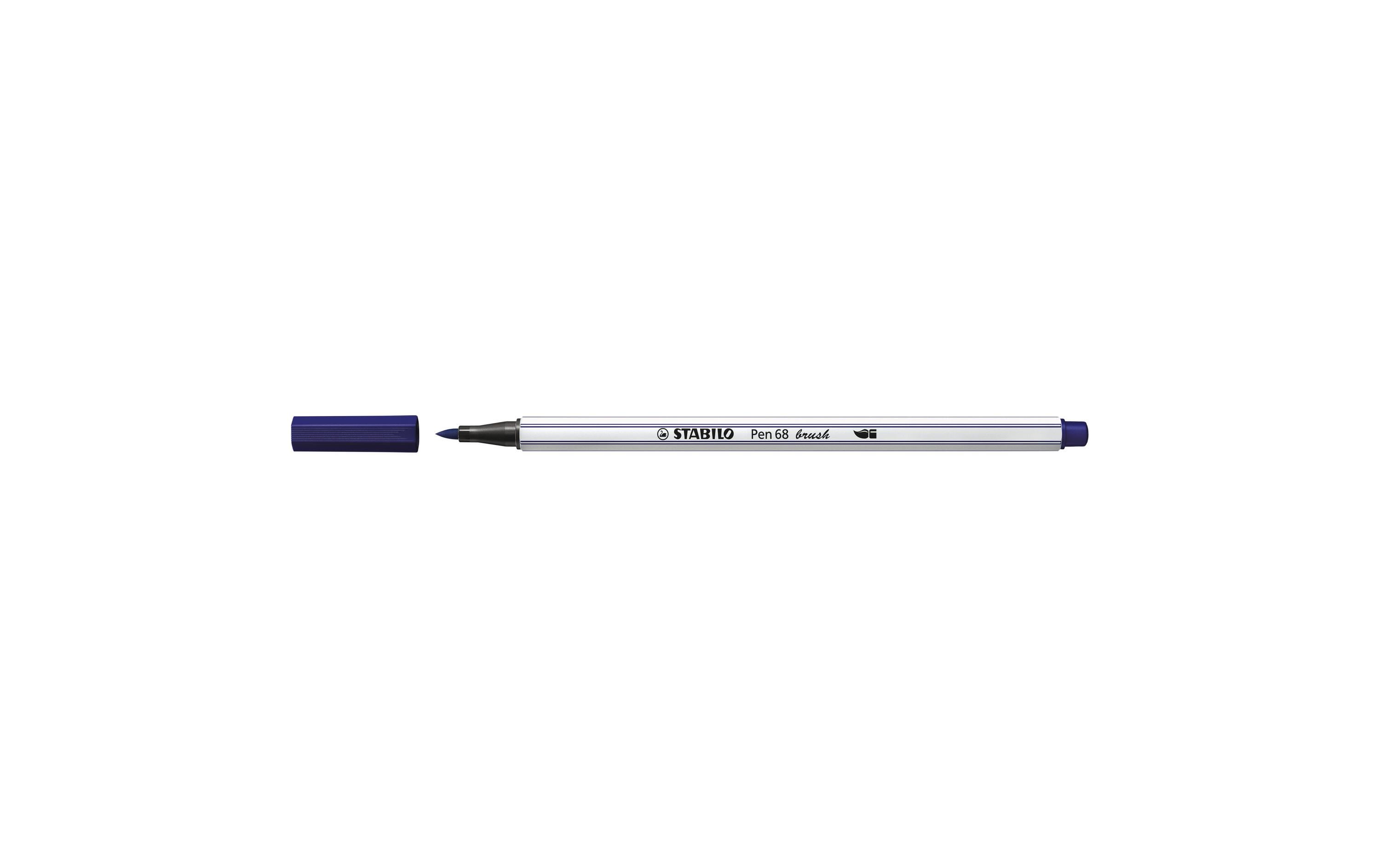 STABILO Fasermaler Pen 68 brush Preussischblau