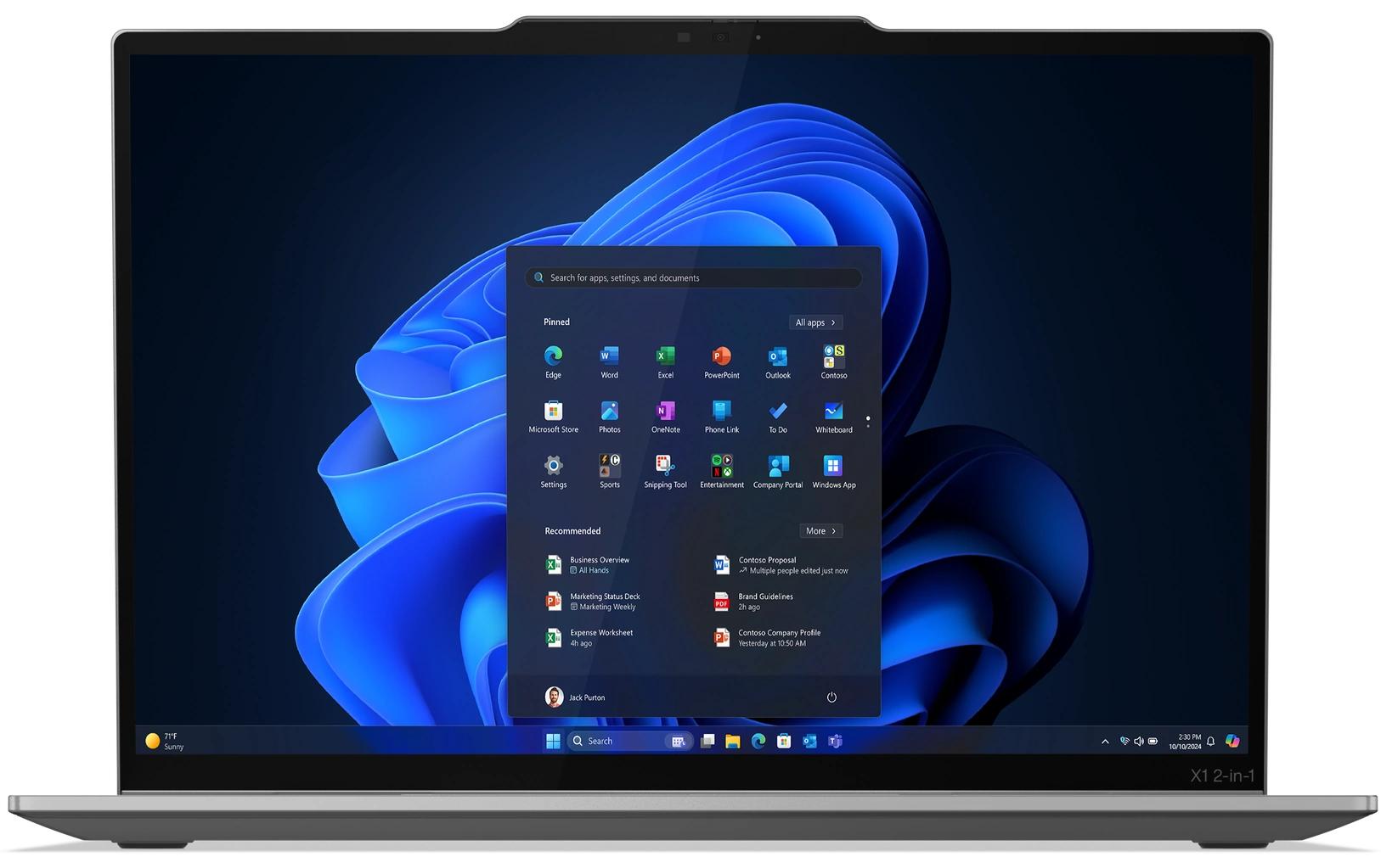 Lenovo Notebook ThinkPad X1 2-in-1 Gen. 10 Copilot+ PC