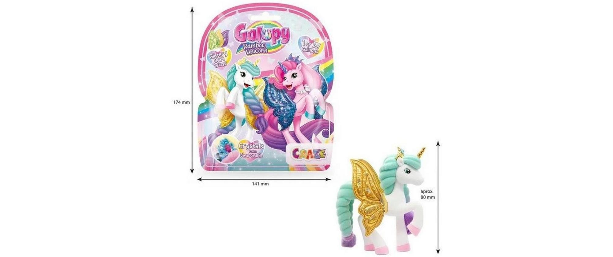 Craze Regenbogen-Einhorn Spielzeugfigur Assortiert