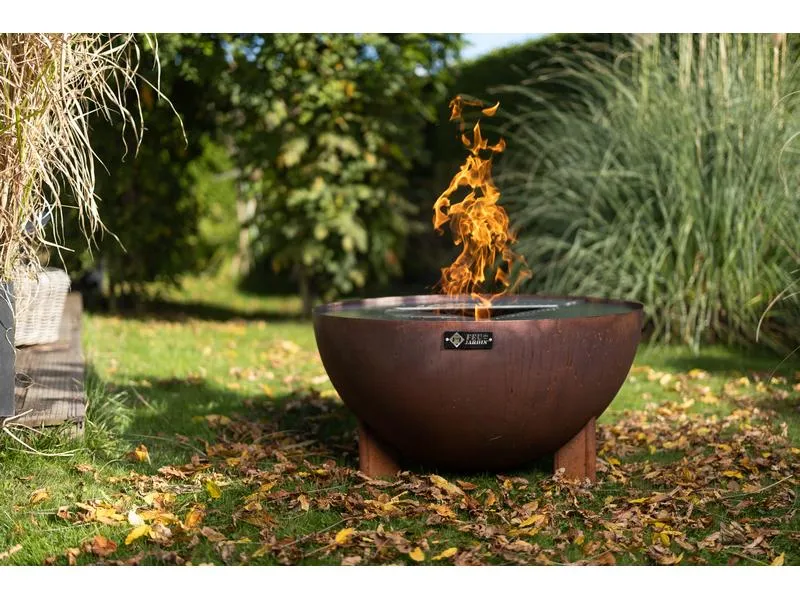 FEU DU JARDIN Feuerstelle Tria, Ø 98 cm, Rost FEU DU JARDIN Feuerstelle Tria, Ø 98 cm, Rost