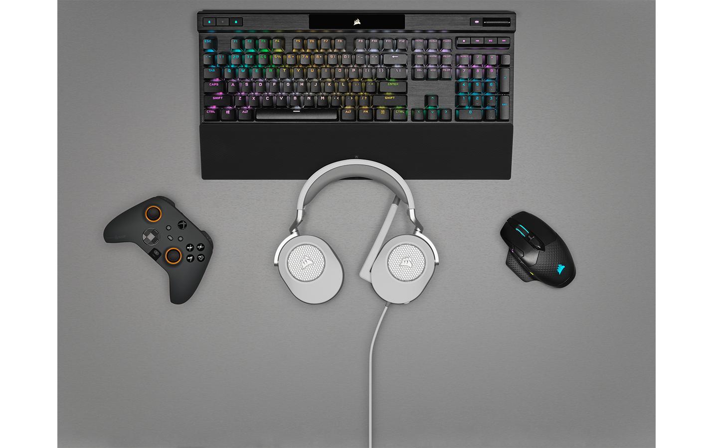 Corsair Headset HS65 Surround Weiss