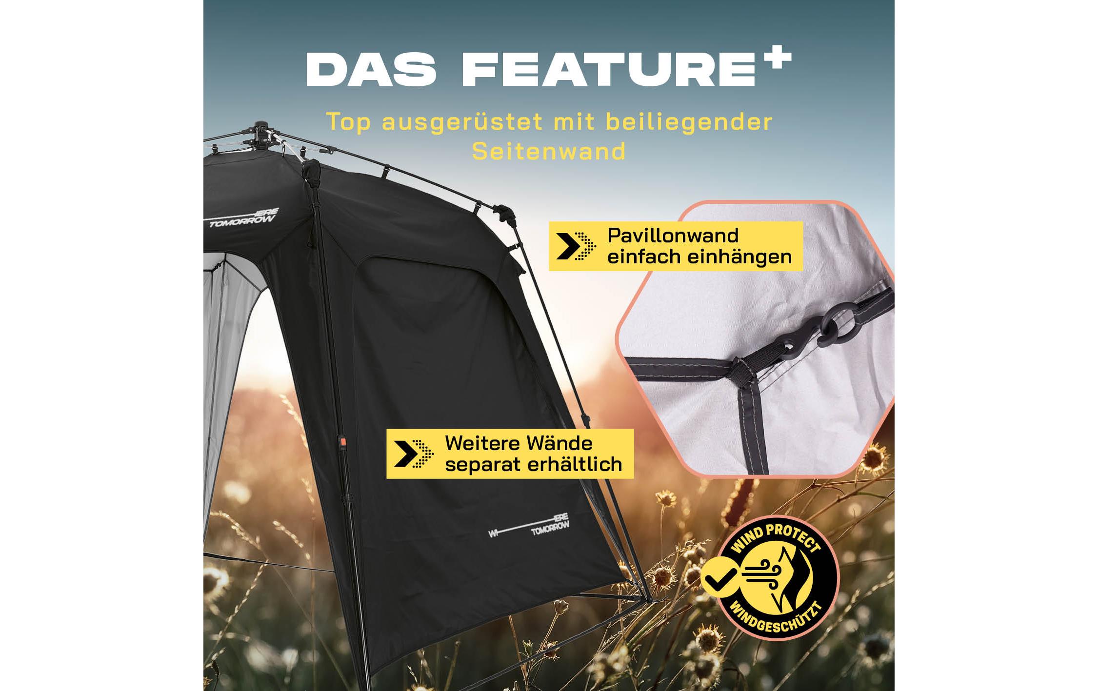 Where tomorrow Pavillon Pop Up - Schwarz