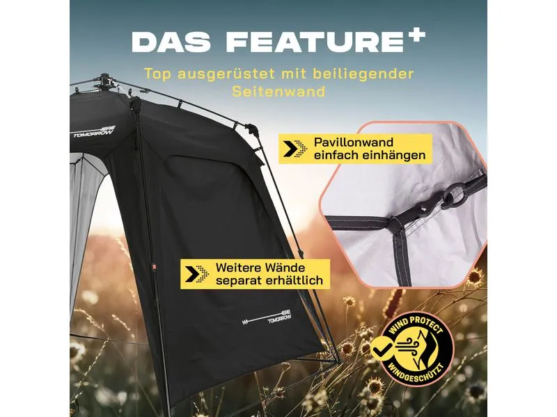 Where tomorrow Pavillon Pop Up - Schwarz