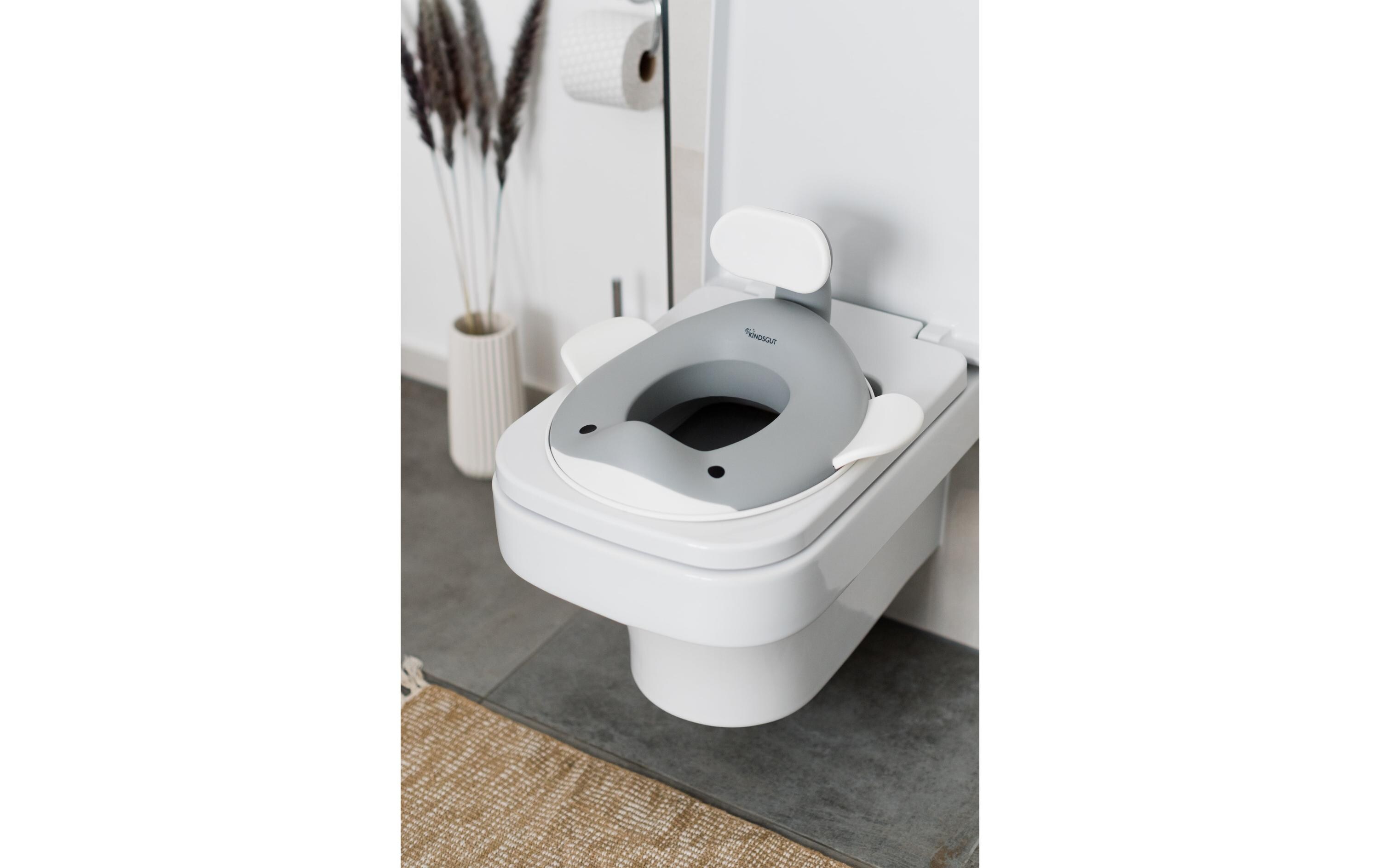 Kindsgut Toilettensitz Wal Dunkelgrau