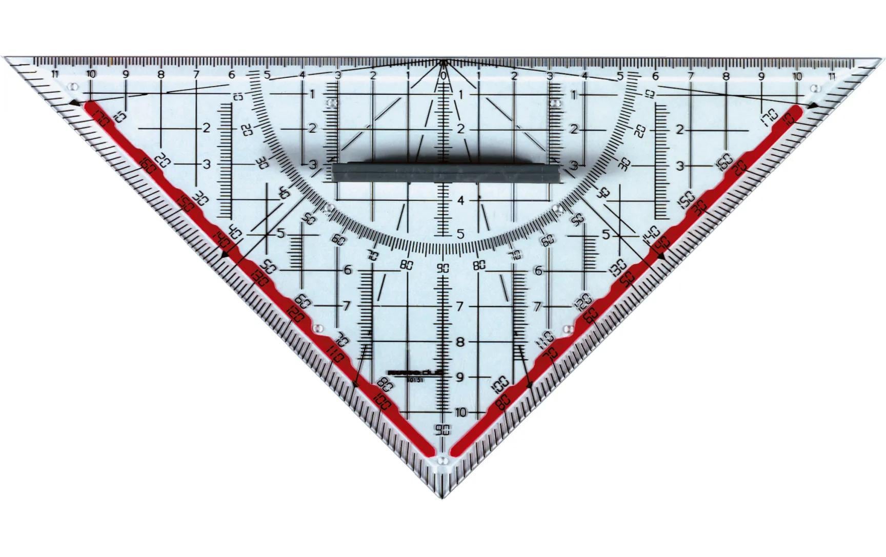 Rumold Geodreieck Duo 25 cm, Skala Rumold Geodreieck Duo 25 cm, Skala