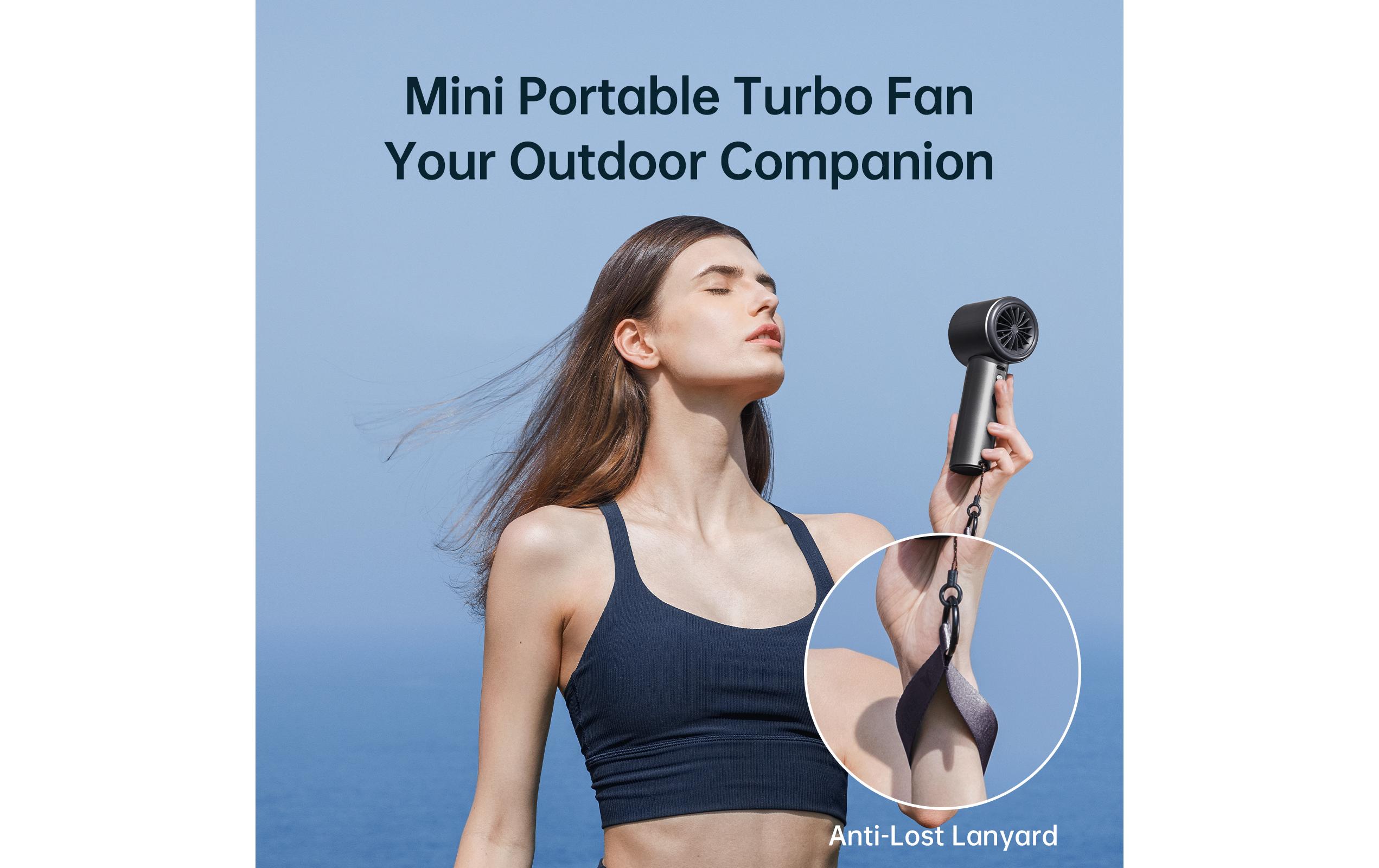 Jisulife Handventilator Pro 1S Dunkelgrau