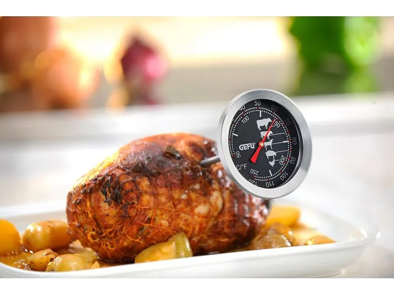 GEFU Bratenthermometer Messimo Schwarz/Silber GEFU Bratenthermometer Messimo Schwarz/Silber
