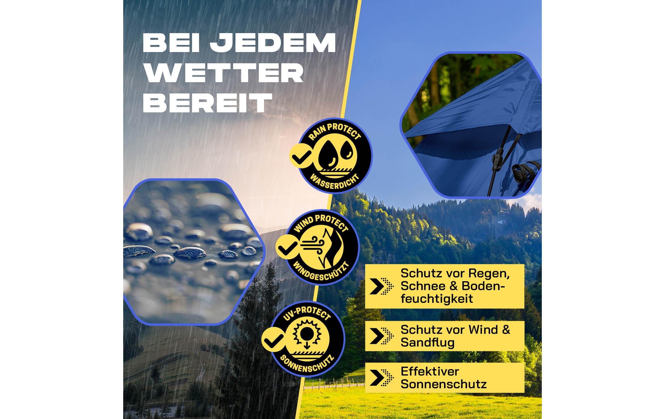 Where tomorrow Kuppelzelt 3 Personen - Blau