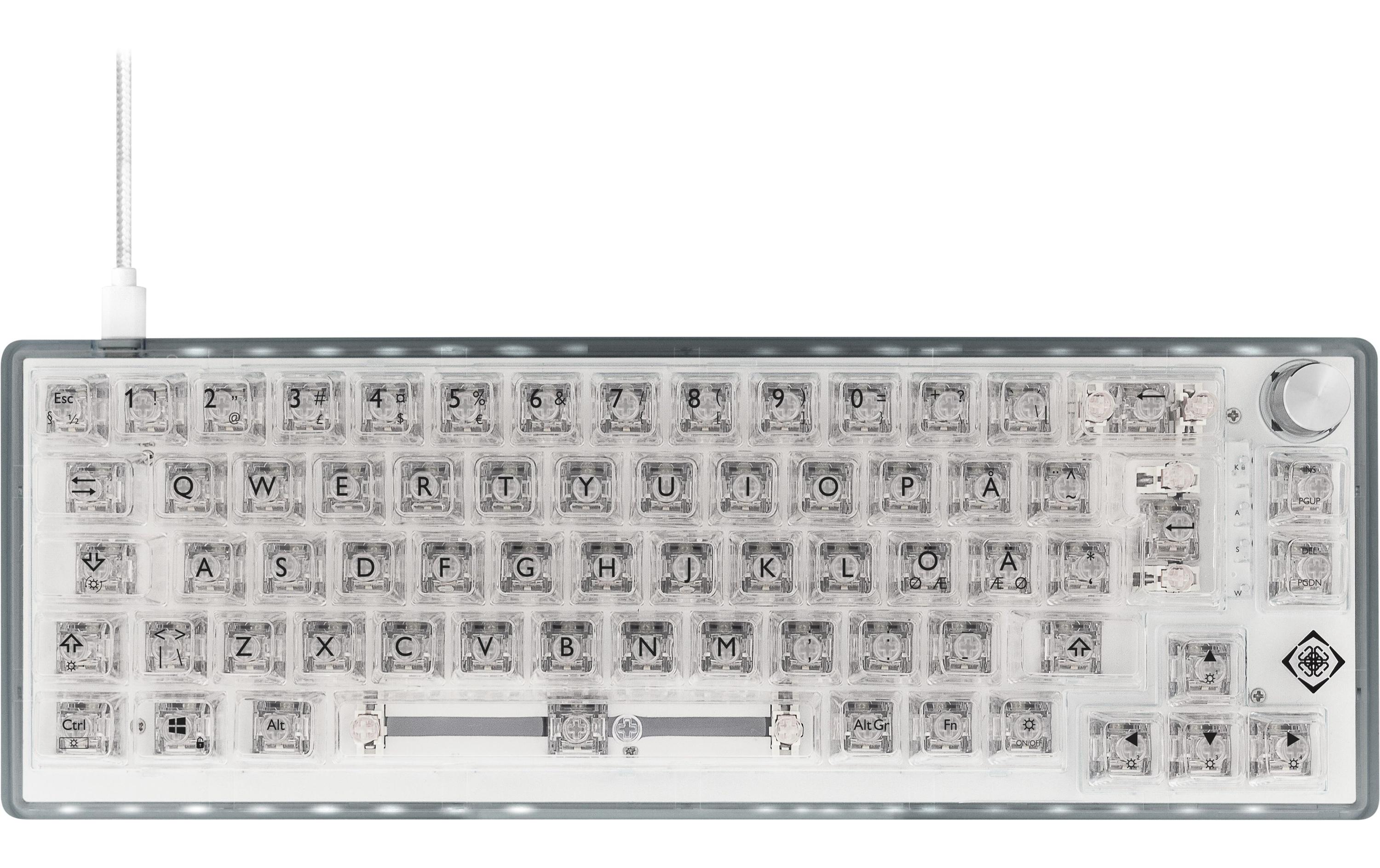 DELTACO Gaming-Tastatur GAM-160-T-CH Weiss