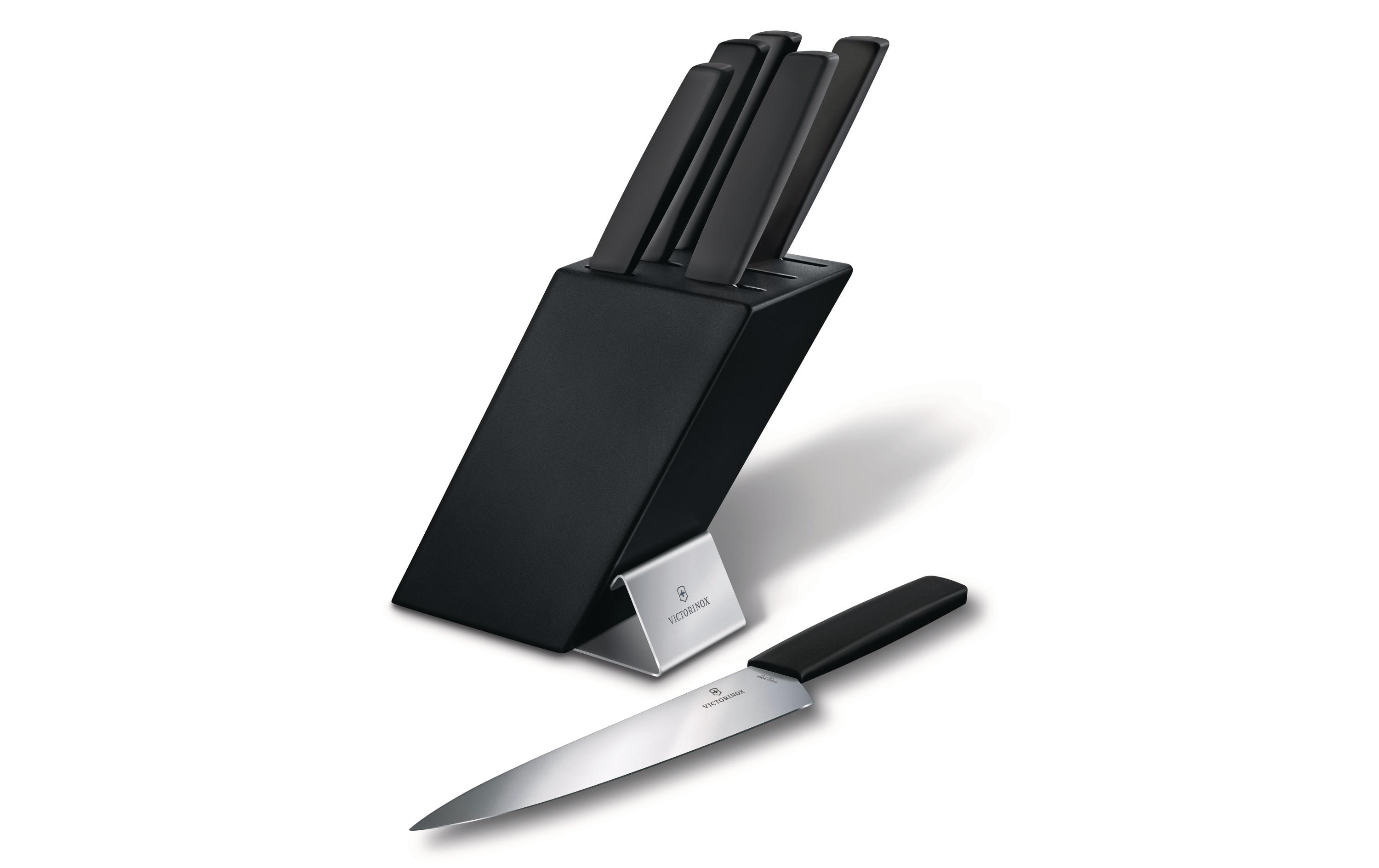 Victorinox Messerblock Swiss Modern Schwarz