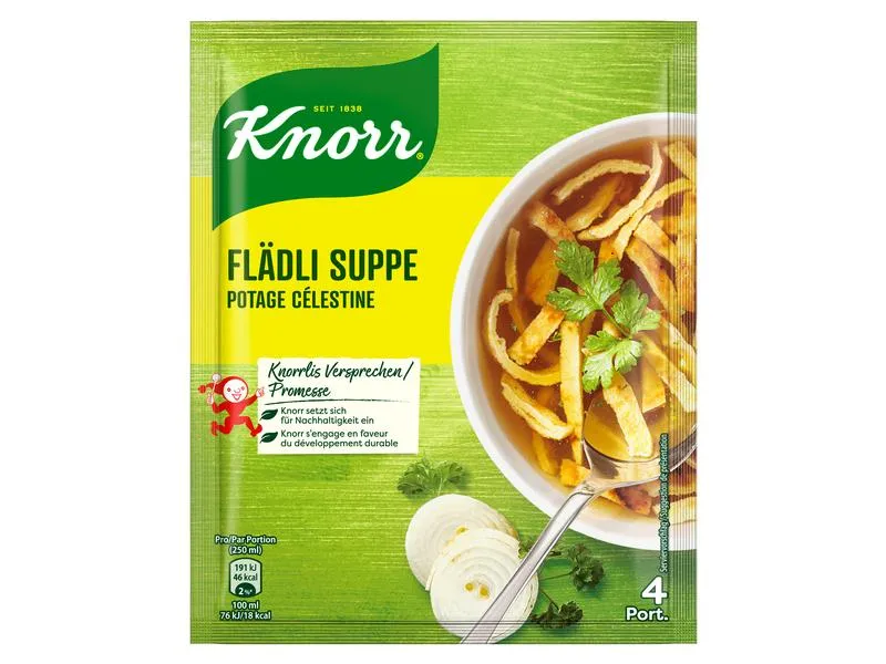 Knorr Flädli-Suppe 4 Portionen Knorr Flädli-Suppe 4 Portionen