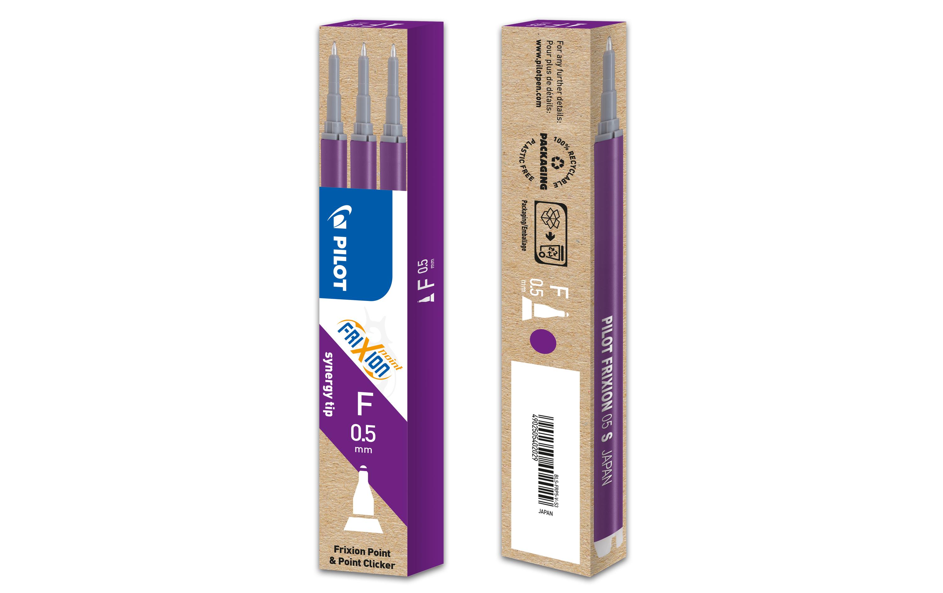 Pilot Patrone FriXion Refill 3 Stück 0.5 mm, Violett