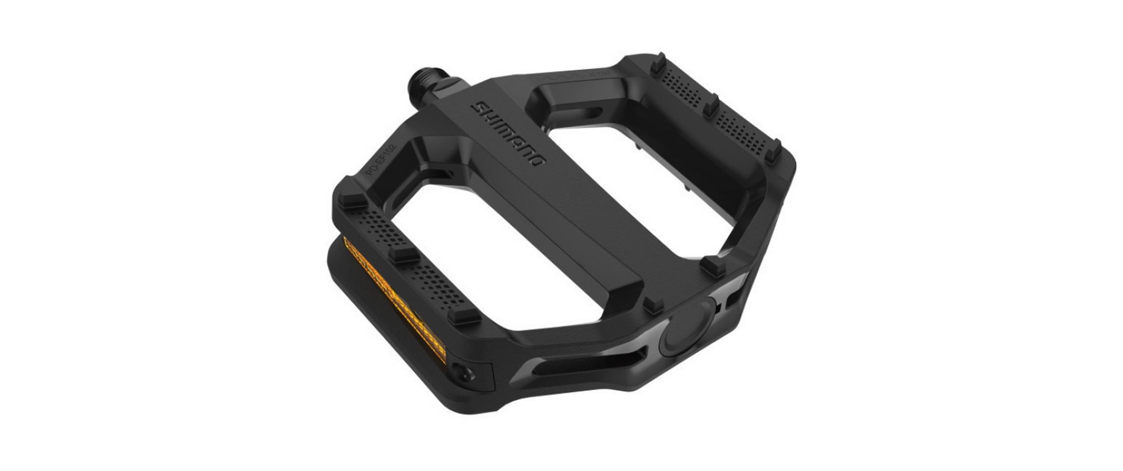 Shimano Fahrradpedale PD-EF102 Schwarz mit Reflektor Shimano Fahrradpedale PD-EF102 Schwarz mit Reflektor