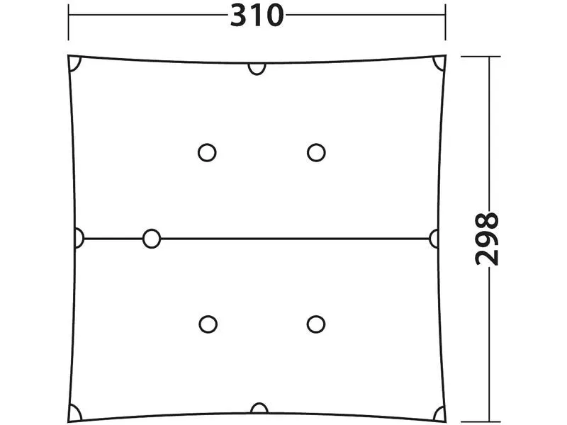 Robens Tarp Vestis 3.10 x 2.92 Duo UL