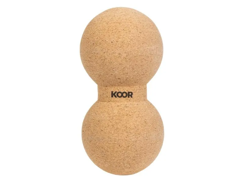 KOOR Faszientraining Doppelball, Kork KOOR Faszientraining Doppelball, Kork