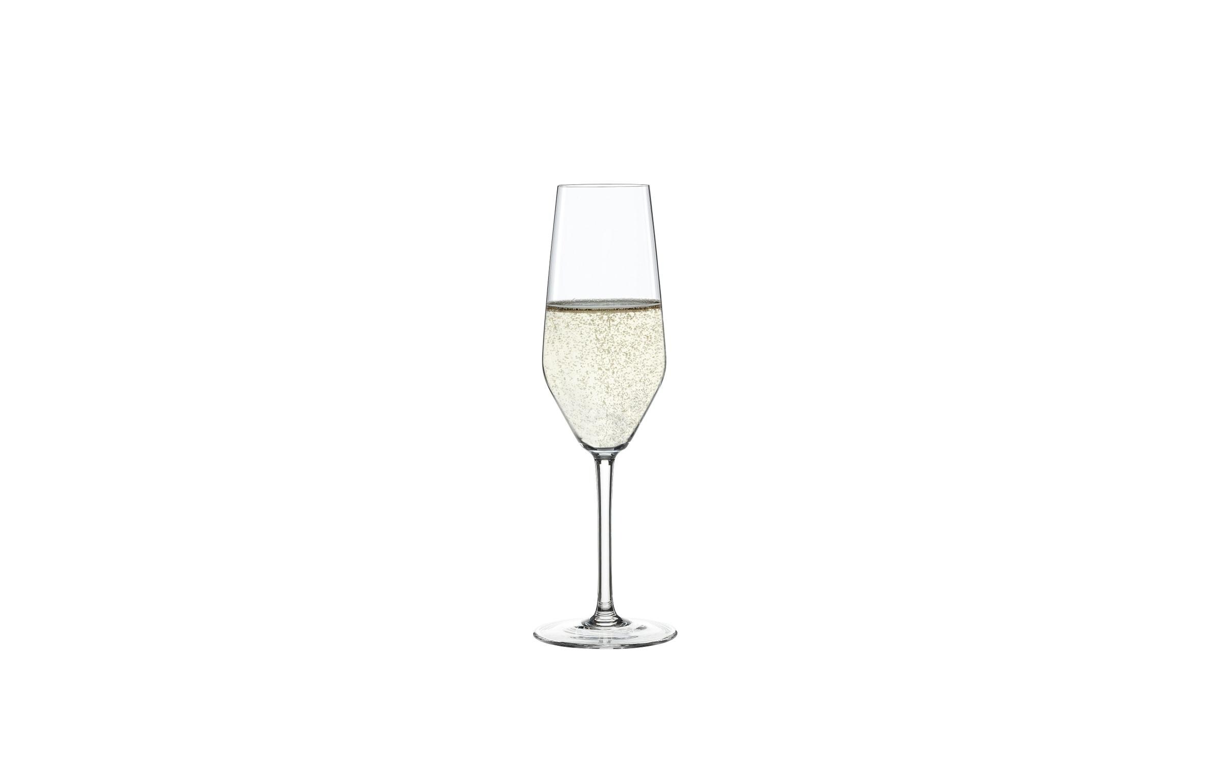 Spiegelau Champagnerglas Style 240 ml, 4 Stück, Transparent