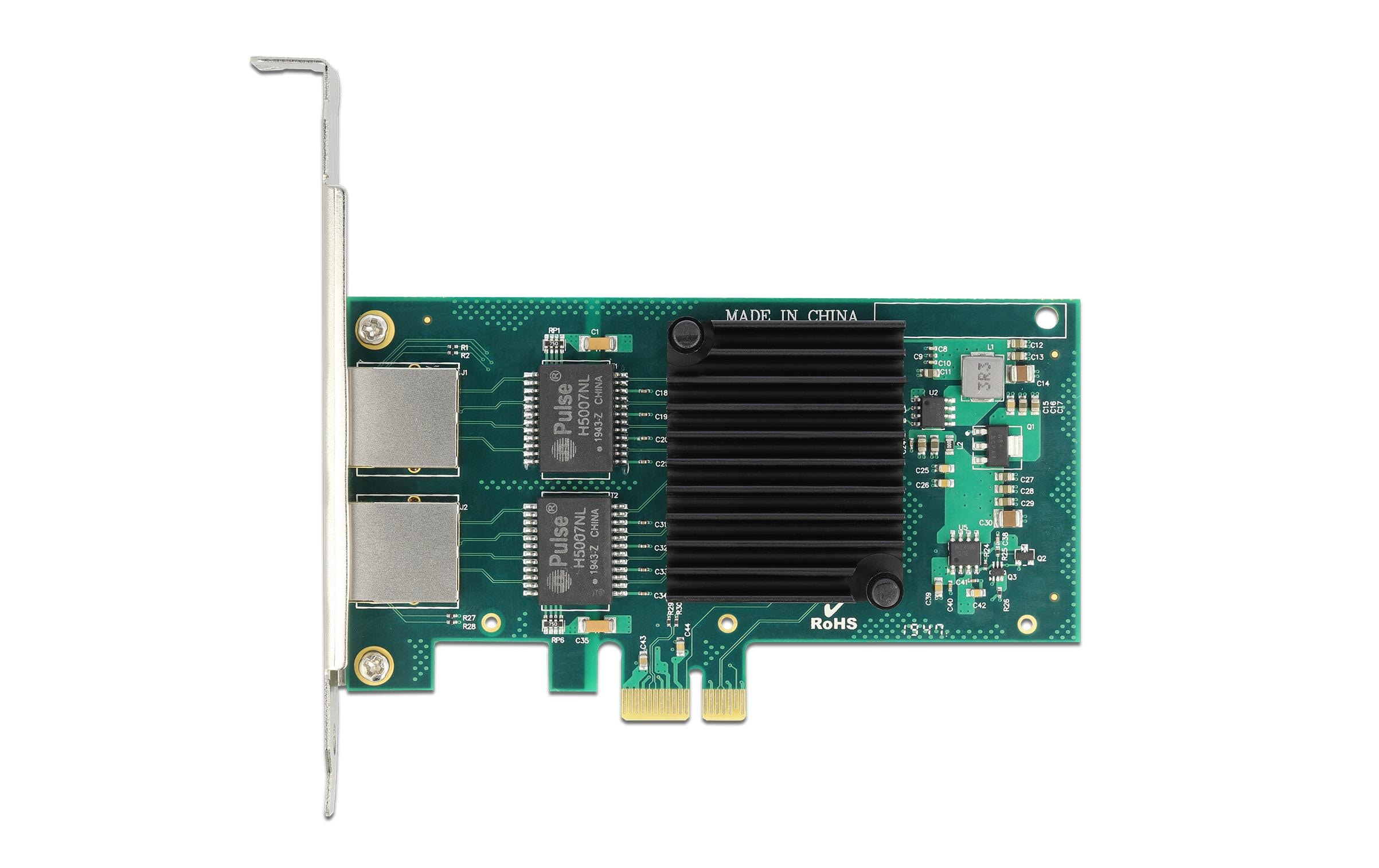 Delock Netzwerkkarte 2x 1Gbps, i350 PCI-Express x1