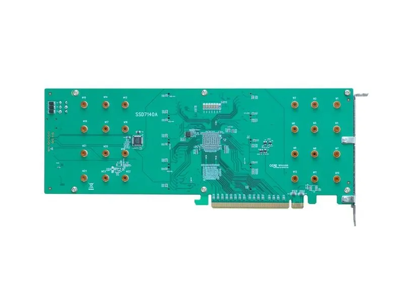 Highpoint Host Bus Adapter Rocket 1108A PCI-Ex16v3 - 8x M.2 NVMe Highpoint Host Bus Adapter Rocket 1108A PCI-Ex16v3 - 8x M.2 NVMe