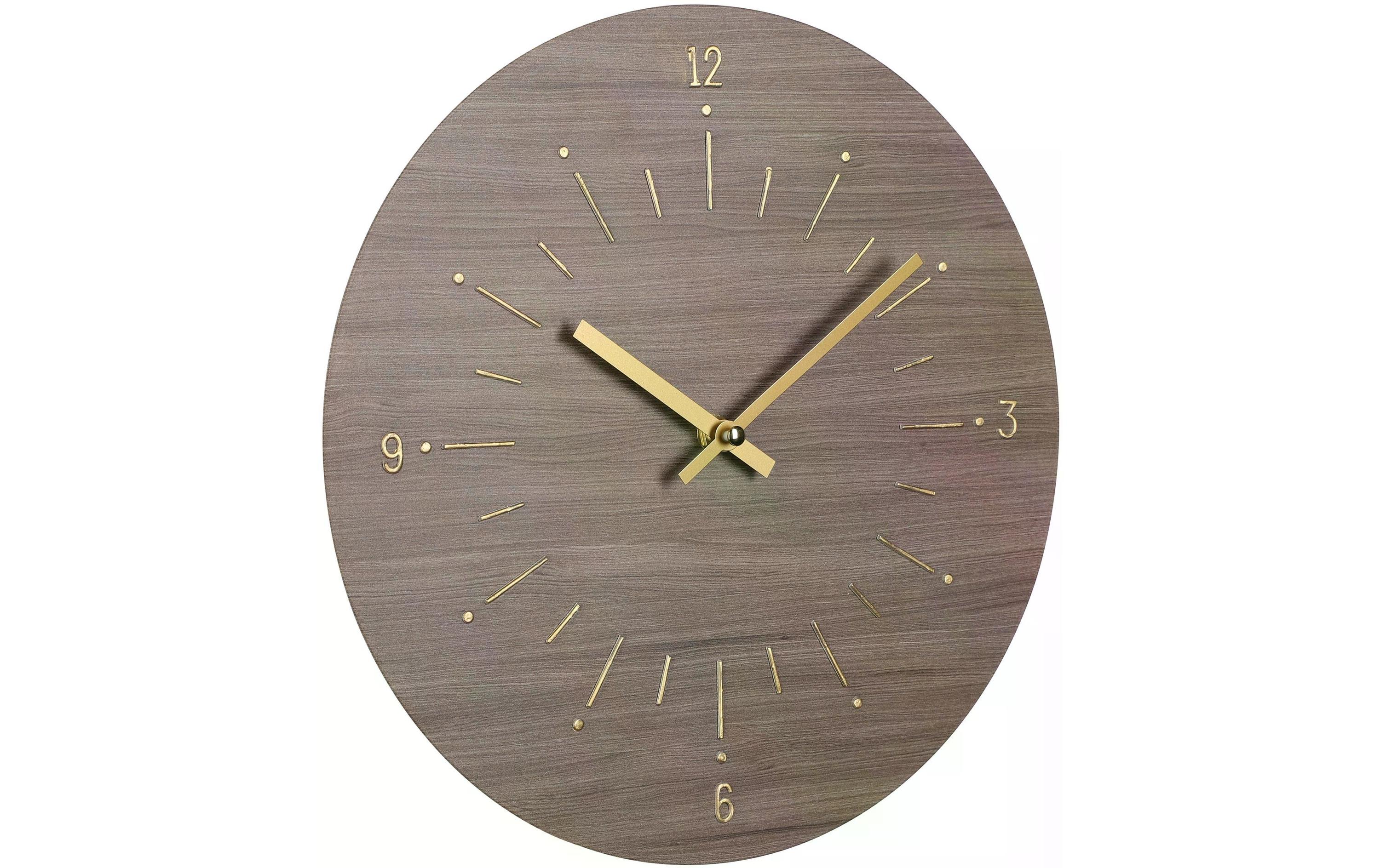 EGLO Wanduhr Takahagi Braun/Gold