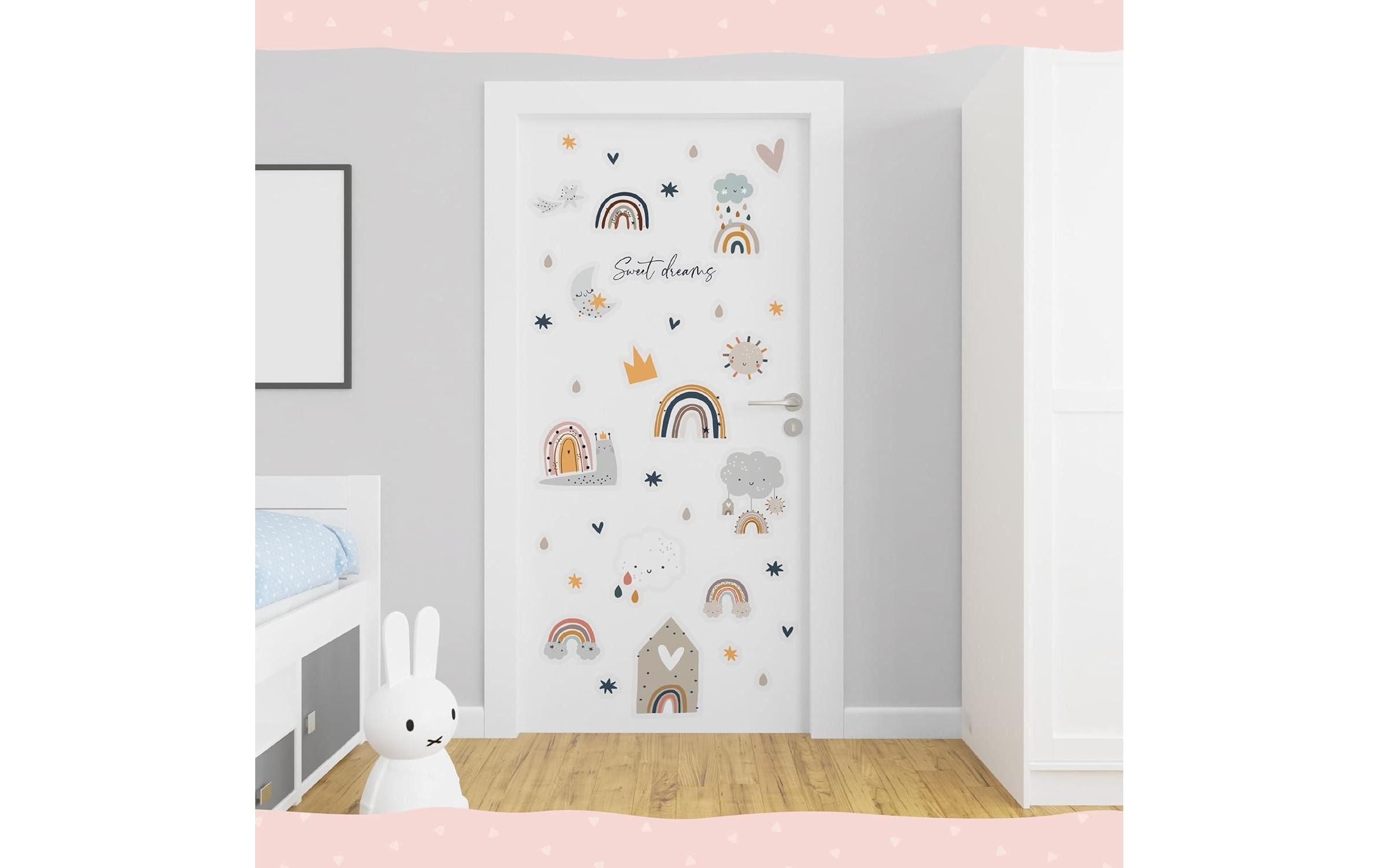 Papierdrachen Wandtattoo-Set Regenbogen Papierdrachen Wandtattoo-Set Regenbogen