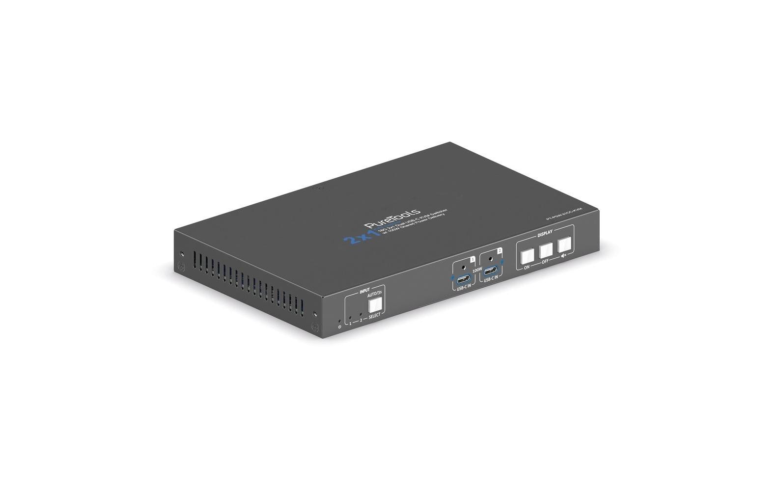PureLink PureTools Switcher PT-PSW-21CC-KVM 4K 60Hz 4:4:4, HDR 10 PureLink PureTools Switcher PT-PSW-21CC-KVM 4K 60Hz 4:4:4, HDR 10