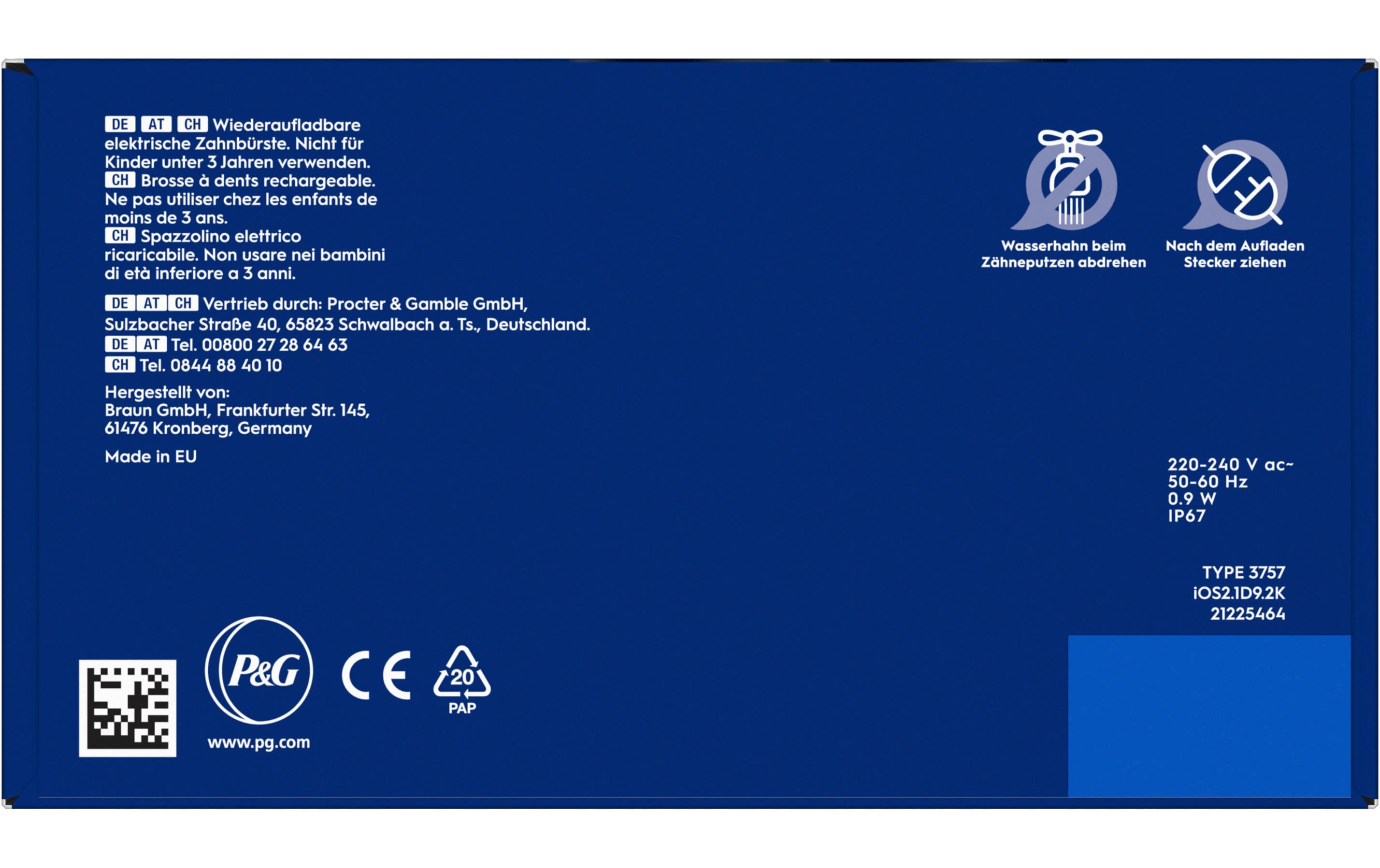 Oral-B Elektrische Zahnbürste iO Series2 Night Black