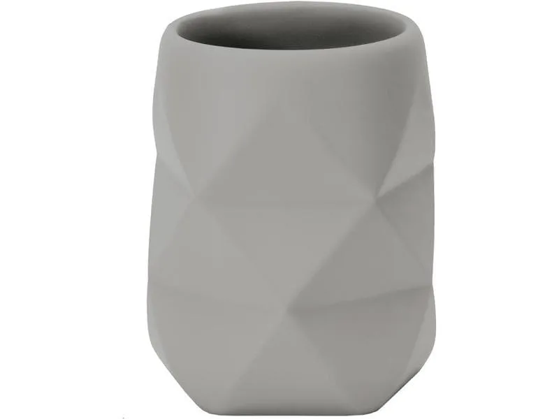 Kleine Wolke Zahnputzbecher Crackle Platin