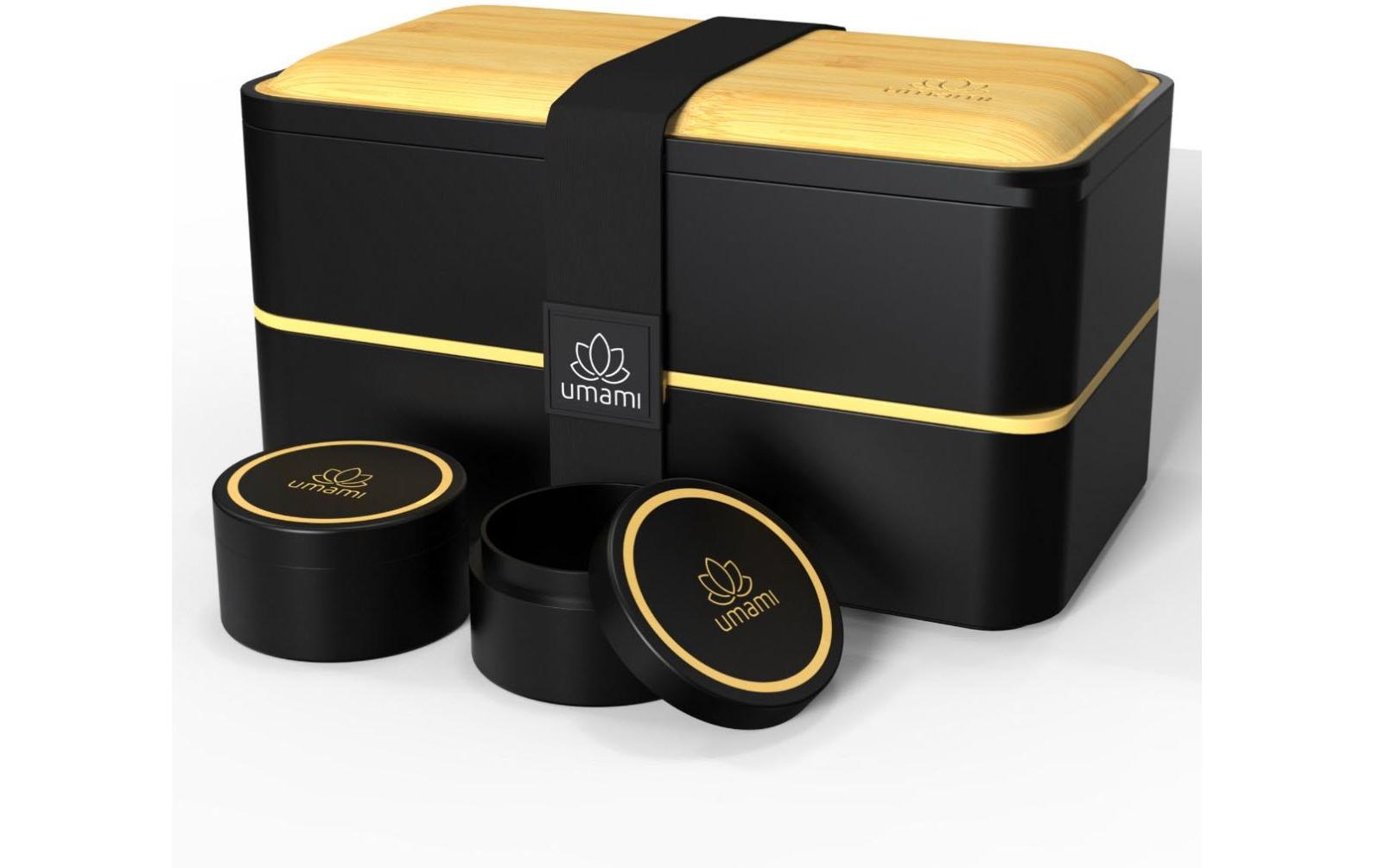 Umami Lunchbox Original L Black und Bamboo
